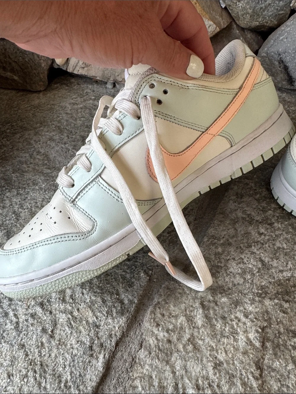 Nike Dunk Low-Top Sneakers in Barely Green Women’s size 11